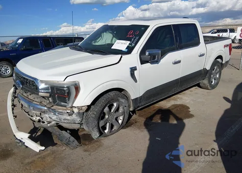 2022 Ford F-150 King Ranch z USA, uszkodzony, nr VIN 1FTFW1E84NFA89721